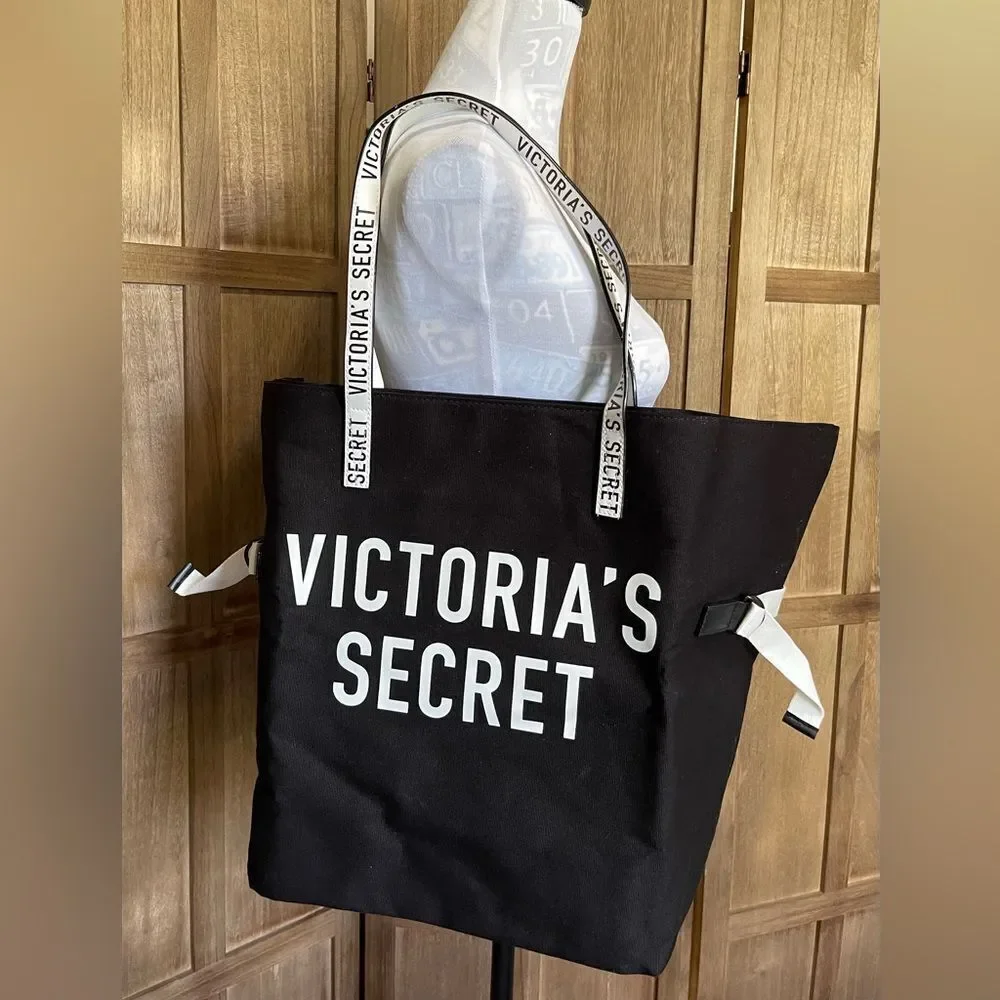 New Victoria’s Secret black and white tote bag. - Picture 1 of 6